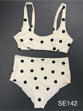 & Other Stories Paris Atelier Polka Dot High Waisted Bikini Set 8